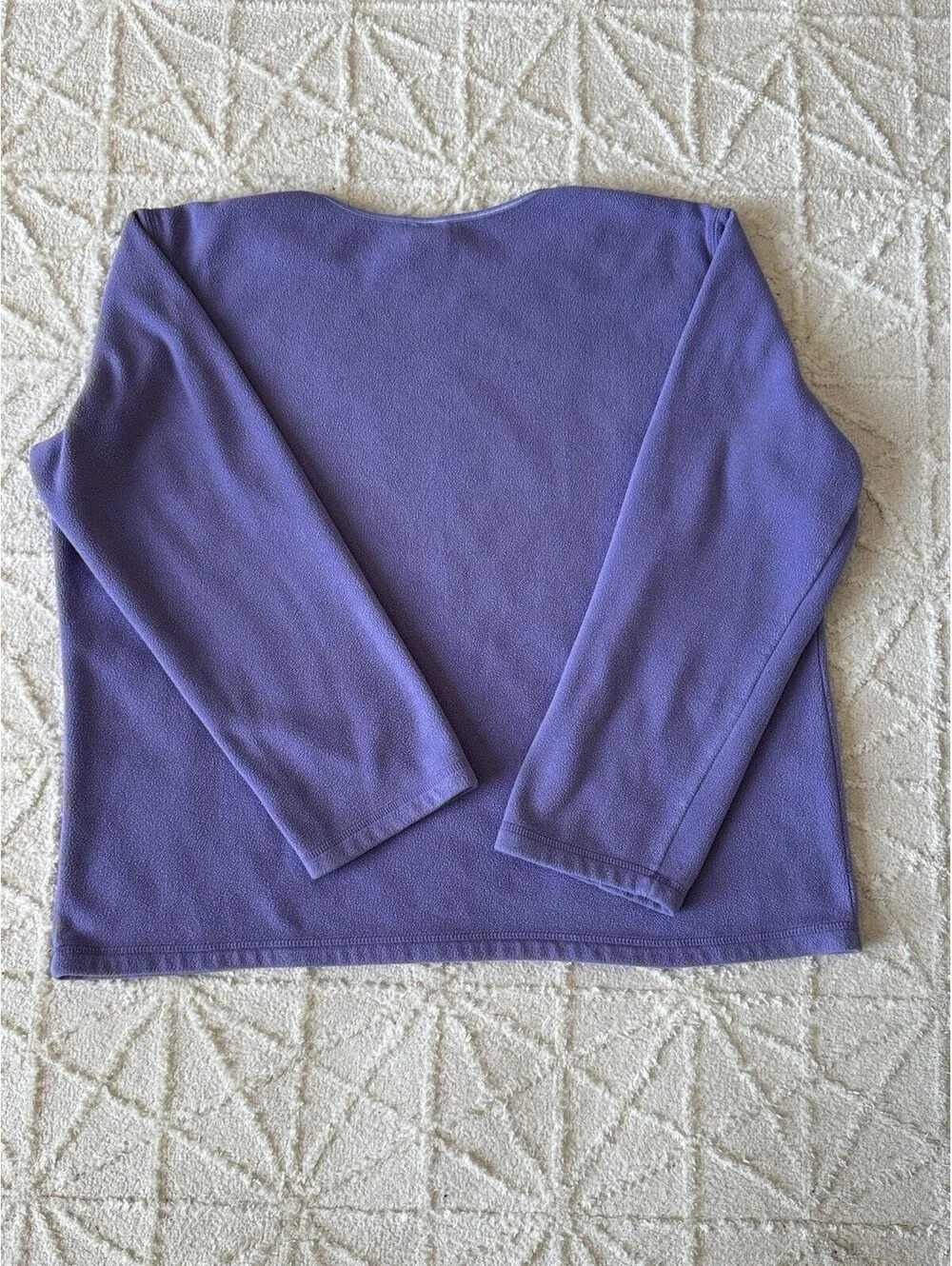 Vintage Y2K Disney Winnie the Pooh Purple Fleece Pajama Top Womens XL 1X